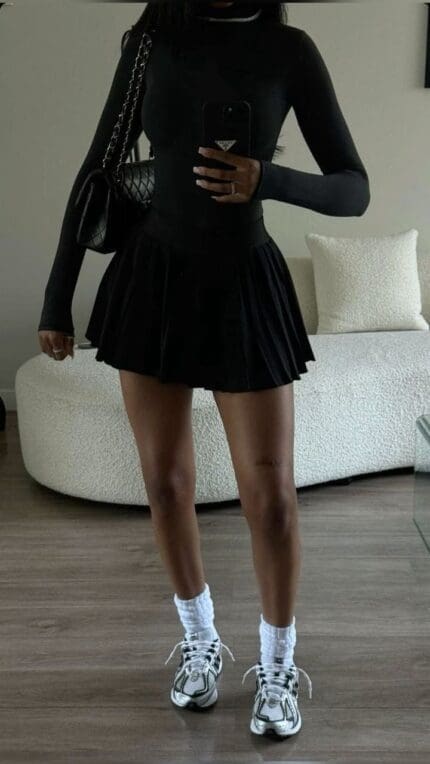FlareFit Pleated Sports Skirt