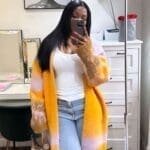 Sunset Waves Duster Cardigan