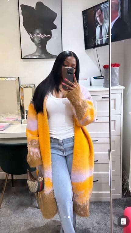 Sunset Waves Duster Cardigan