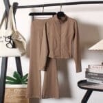 Sleek Fit Black Activewear 2 Set