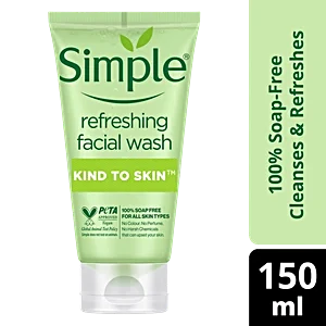Simple Refreshing Facial Wash Kind To Skin
