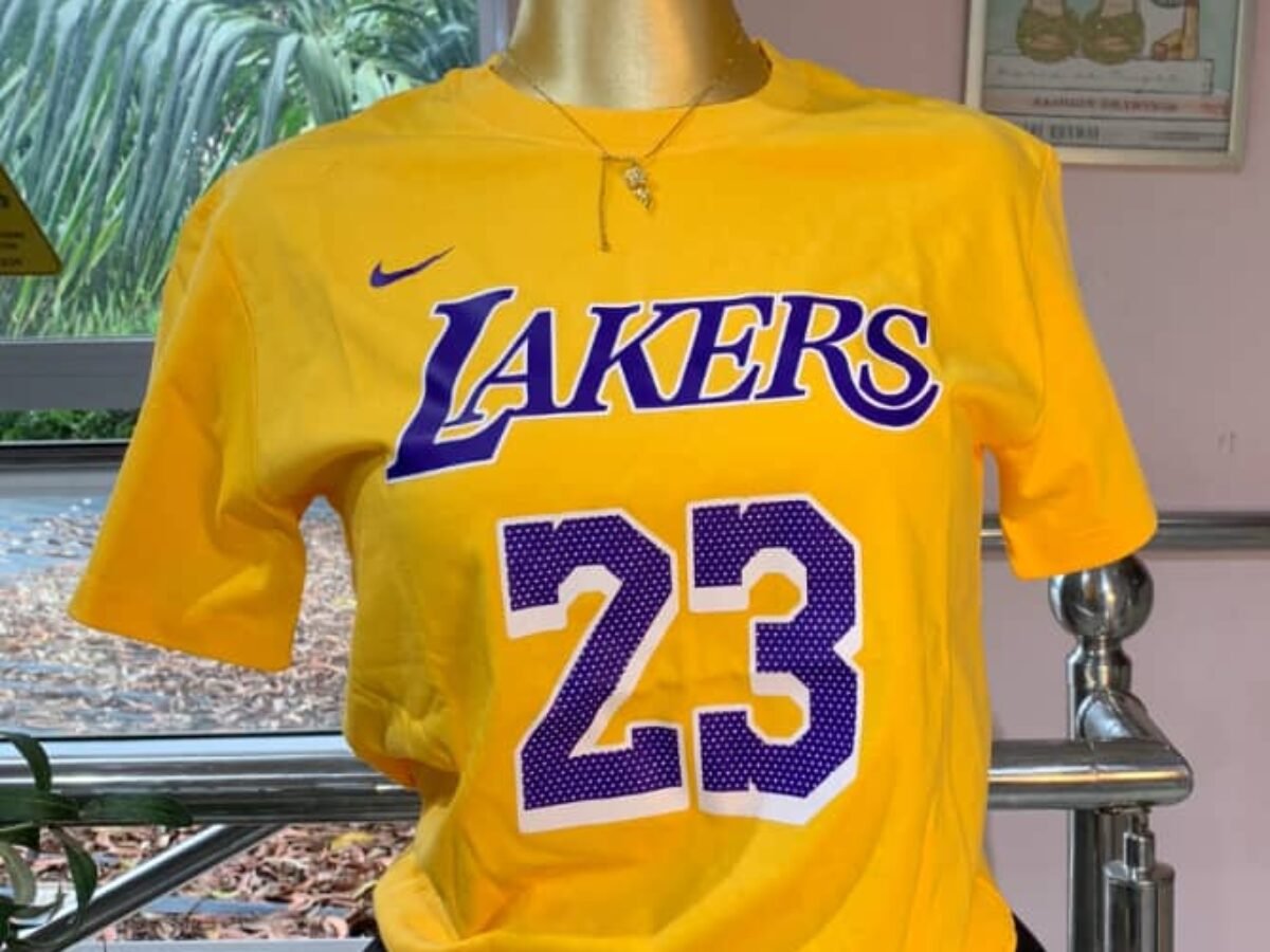 nike lakers 23 t shirt