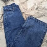 Washed Blue Denim Mummy Jeans
