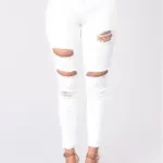 Fashionnova Living The Dream Ankle Jeans White