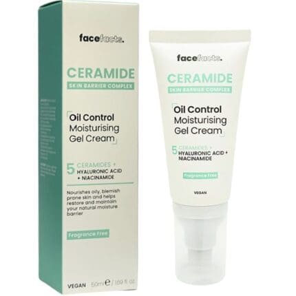 Face Facts Ceramide Oil Control Moisturising Gel Cream