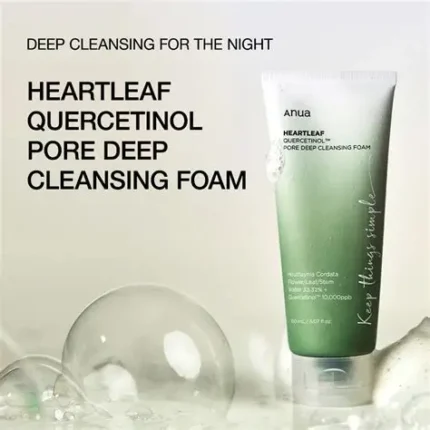 Anua Heartleaf + BHA Quercetinol Pore Deep Cleansing Foam