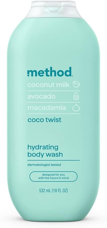 51jBjc38uTL._AC_ Method Coconut Milk Avocado Macadamia Hydrating Body Wash - Image 1