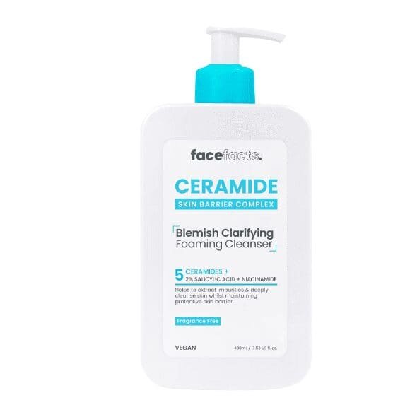 Face-Facts-Ceramide-Blemish-Clarifying-Foaming-Cleanser Face Facts Ceramide Blemish Clarifying Foaming Cleanser 400 ml - Image 1