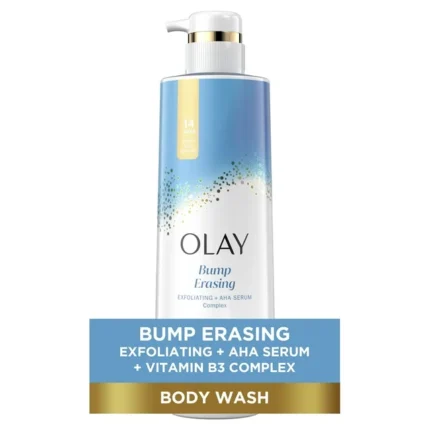 Olay Bump Erasing Exfoliating + AHA Serum Complex Smooth Rough and Bumpy Skin Body Wash