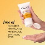Olay Brightening Exfoliating Cleanser with Vitamin C For Dull, Tired Skin
