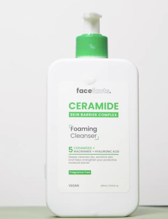 img_2877 Face Facts Ceramide Foaming Cleanser 400 ml - Image 1