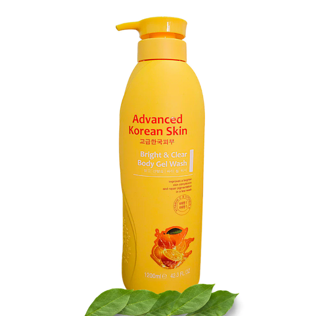 Advanced Korean Skin Bright & Clear Body Gel Wash 1200 ml - Image 1