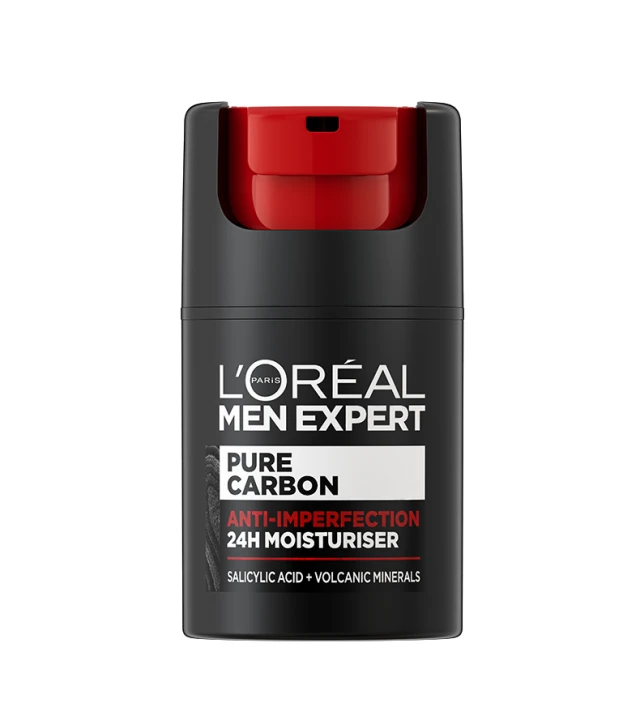 d4bda493bc167293b5c977e857ca4a00.png L’Oréal Men Expert Pure Carbon Anti-Imperfection 24H Moisturiser 50 ml - Image 1
