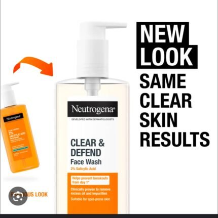 Neutrogena Clear and Defend Face Wash 2% Salicylic Acid 200 ml