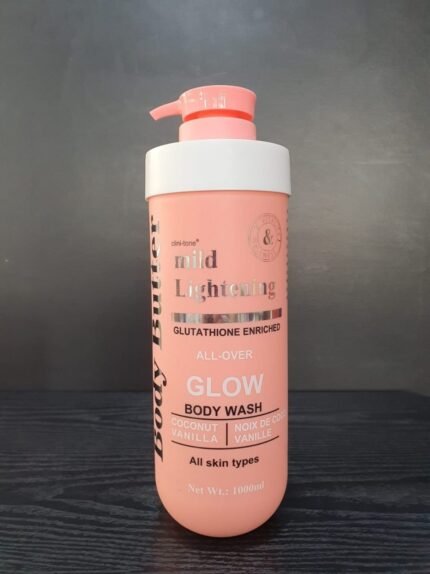 Body Butter Mild Lightening Glutathione Enriched All Over Glow Body Wash 1000ml