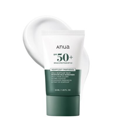 Anua Heartleaf + Panthenol Anua Heartleaf Silky Moisture Mild Sunscreen Spf50