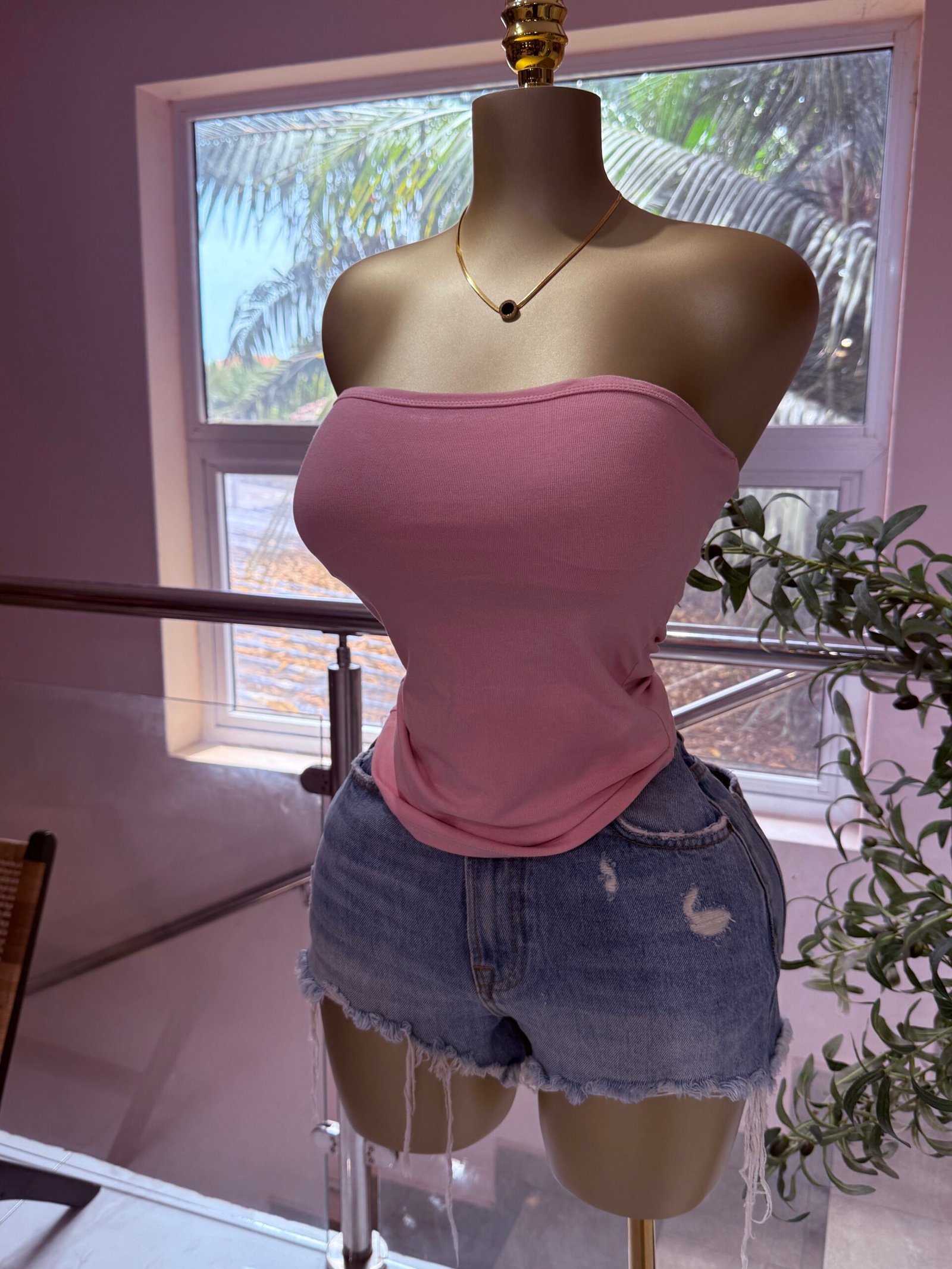 IMG_0006 Snatch Bandeau – Built-In Bra Tube Top - Image 1