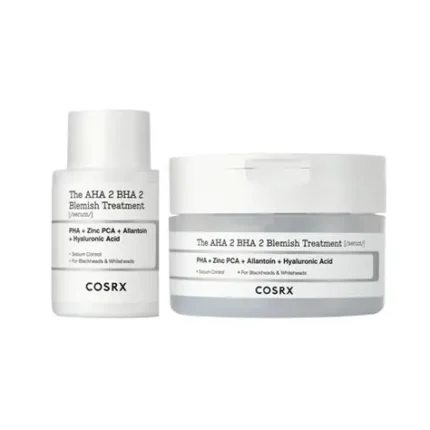 COSRX No Spot Left Behind Set - AHA 2% BHA 2% Blemish Treatment Serum + 2% Alpha Arbutin Discoloration Care Face Serum