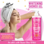Cosmo Glow White Skin Perfector Whitening Shower Gel Niacinamide and Hyaluronic Acid