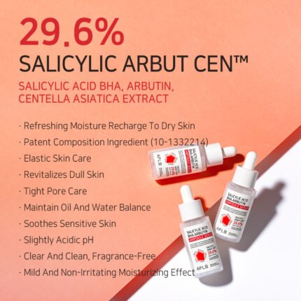 APLB Salicylic Acid BHA Arbutin Ampoule Serum Salicylic Arbut Cen 29.6%