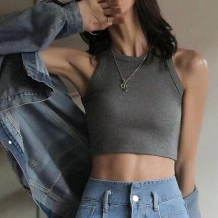 Sculpt Fit Crop Tank V