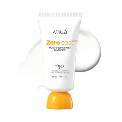 Anua Zero Cast Moisturizing Finish Sunscreen SPF50+ PA+++ 50ml