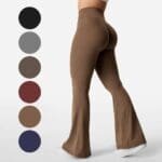 High Waist Sculpt Flare Leggings – Premium Stretch Fit