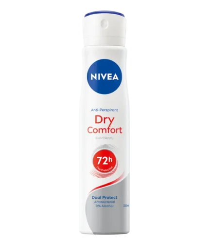 Nivea Dry Comfort 72h Dual Protection Antibacterial 0% Alcohol
