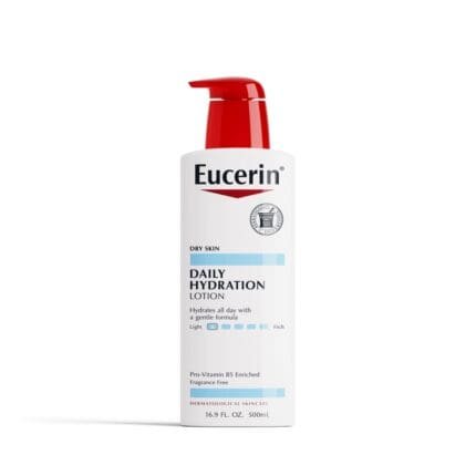 Eucerin Daily Hydration Lotion – Lightweight Moisturizer for Dry & Sensitive Skin