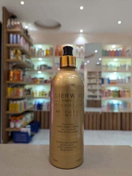 Faster White Paris Gold & Argan Super Whitening Body Milk Multi Lightening Body Lotion 5days