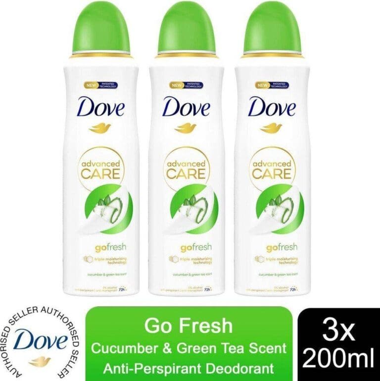 Dove Advanced Care Go Fresh Cucumber Green Tea Scent Antiperspirant Deodorant Spray 1