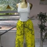 Olive-Green Tie-Dye Joggers