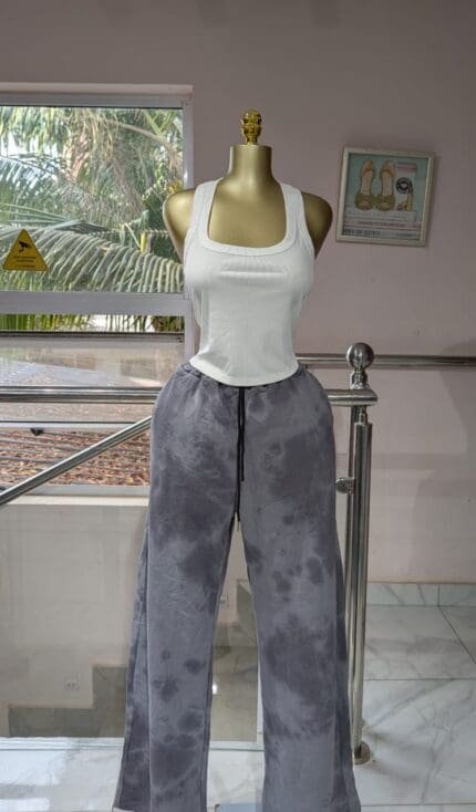 Grey Tie-Dye Joggers