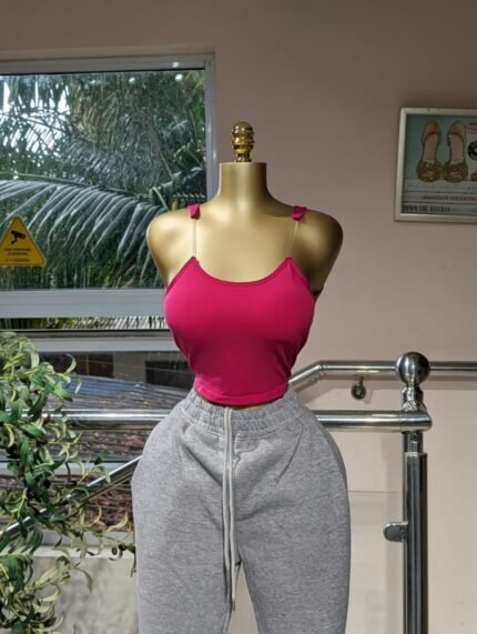 Spaghetti Strap Fitted Tank