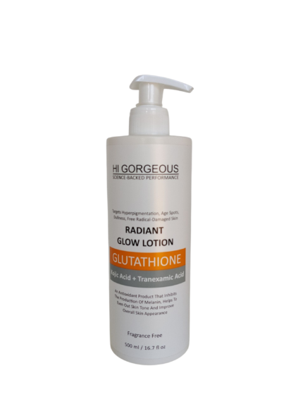 Hi Gorgeous Radiant Glow Lotion Glutathione – Kojic Acid + Tranexamic Acid