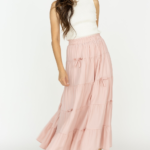 Tiered Flow Maxi Skirt