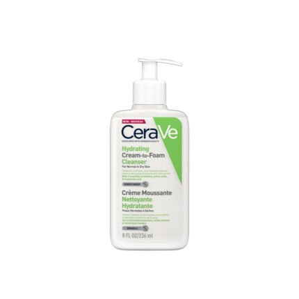 Cerave Hydrating Creme to Foam Cleanser 355ml 236ml