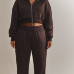 Slim Fit Crop Jacket & Joggers Set