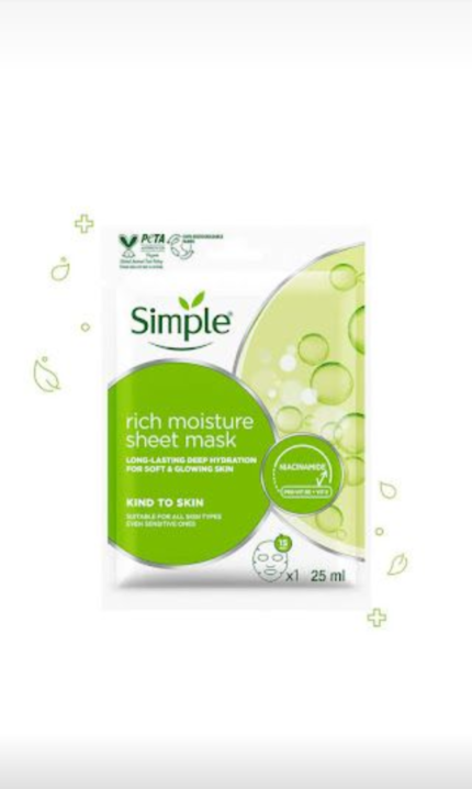 Simple moisture sheet mask