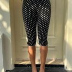 Wave Point Cropped Leggings