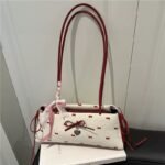 Women’s Trendy Niche Bowknot Handbag – Elegant White Bow Detail Fashion Bag