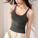 M Ribbed Cotton Tank Top
