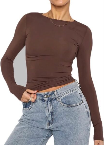 X Slim Fit Long Sleeve Top