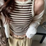 Vintage Striped Spring Tank Top