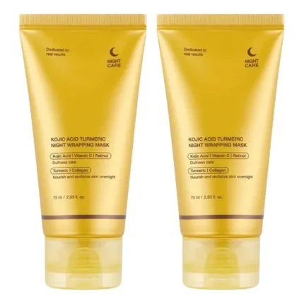 MEDICUBE Kojic Acid Turmeric Night Wrapping Mask – Brightening Overnight Glow Mask