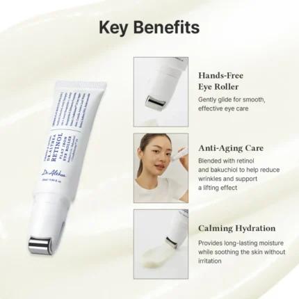 Dr. Althea Retinol Flat Iron Eye Roller – Firming & Smoothing Eye Treatment