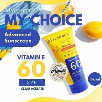 MYCHOICE Advanced Sunscreen Face & Body Lotion – Broad Spectrum UV Protection