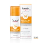 Eucerin Sun Fluid Photoaging Control SPF 50+ – Anti-Aging Face Sunscreen with Hyaluronic Acid