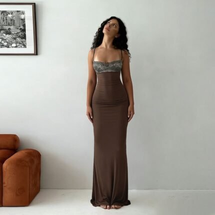 Luxe Ruched Maxi Dress