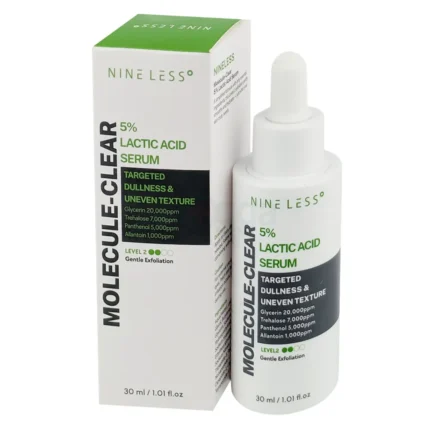 NINELESS Molecule-Clear Lactic Acid Serum – Gentle Exfoliating & Brightening Korean Face Serum